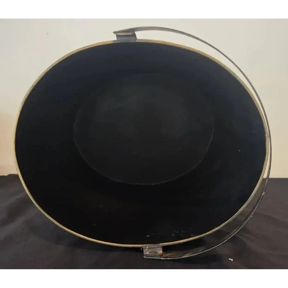 Rooster Décor Metal Bucket
